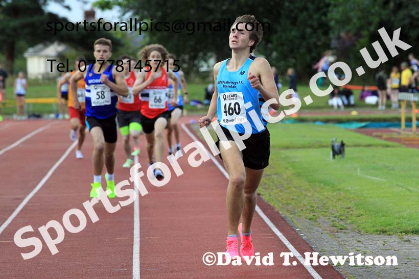 800 metres, 2023 NEGP 4 Monkton, Wed., July 12th.  Photo: David T. Hewitson/Sports for All Pics